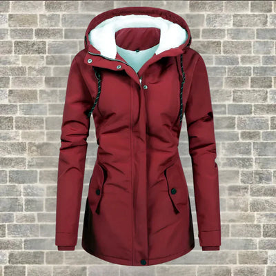 Annett | Plissert vinterjakke