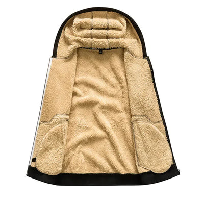 Gilben | Herre vinterjakke med hette og fleece