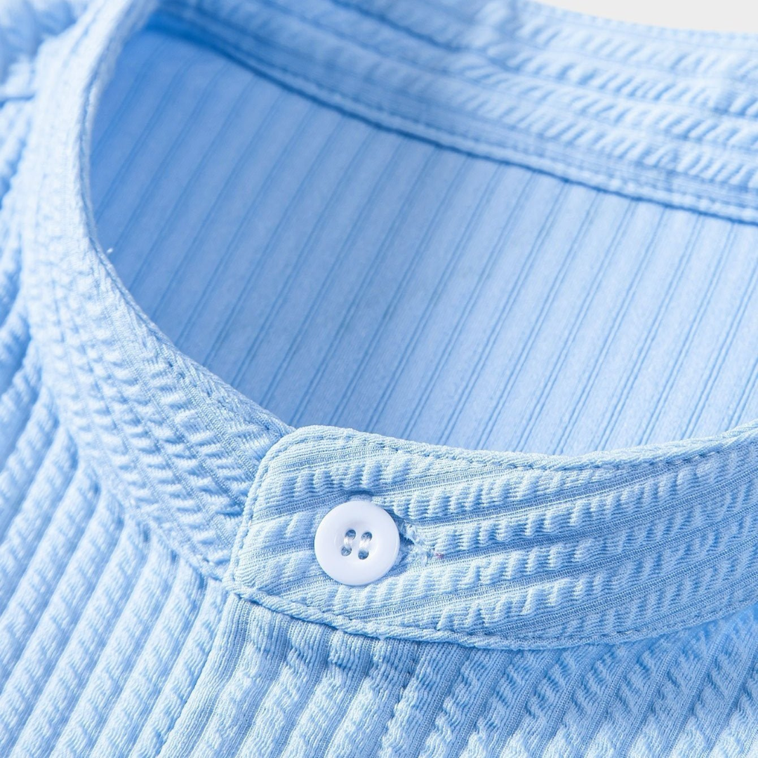 Aron | Elegant sommer skjorte med stående krage