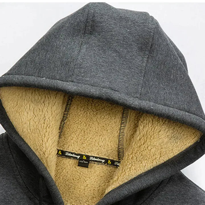 Gilben | Herre vinterjakke med hette og fleece