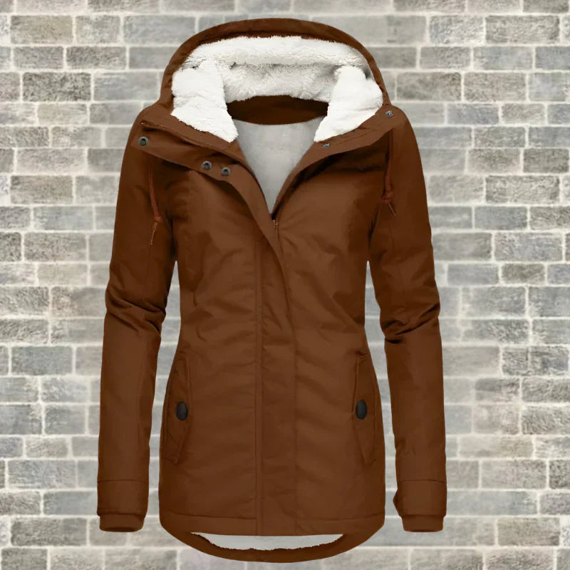 Annett | Plissert vinterjakke