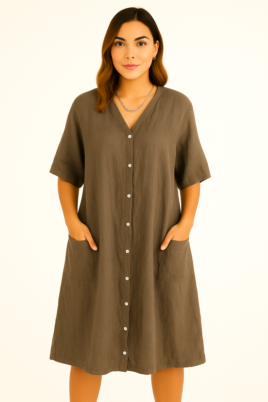 Meiva | Lang skjorte-kjole