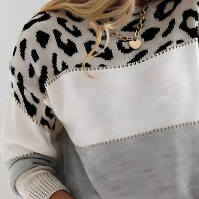 Pascaline | Leopardmønstret casual genser