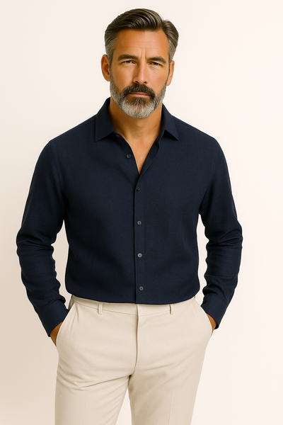 Gunnar｜Elegant oversize flanellskjorte for menn