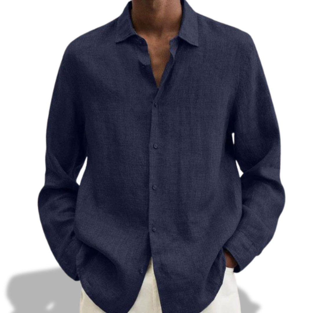 Gunnar｜Elegant oversize flanellskjorte for menn