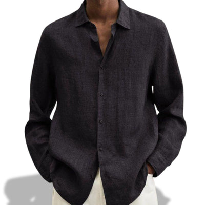 Gunnar｜Elegant oversize flanellskjorte for menn